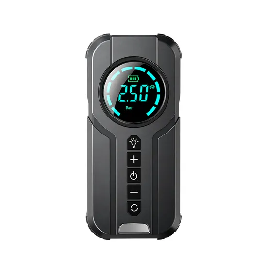 ポータブルエアコンプレッサー ミニタイヤインフレーター 150psi コードレススマートエアポンプ